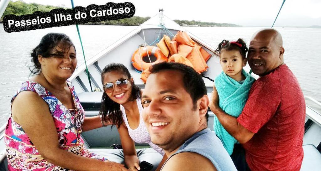 Nosso Chalé na Ilha Cananéia Esterno foto